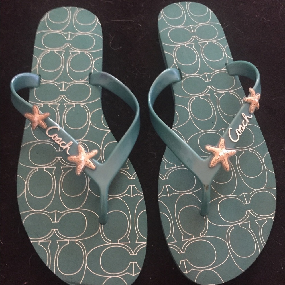 Coach flip flops